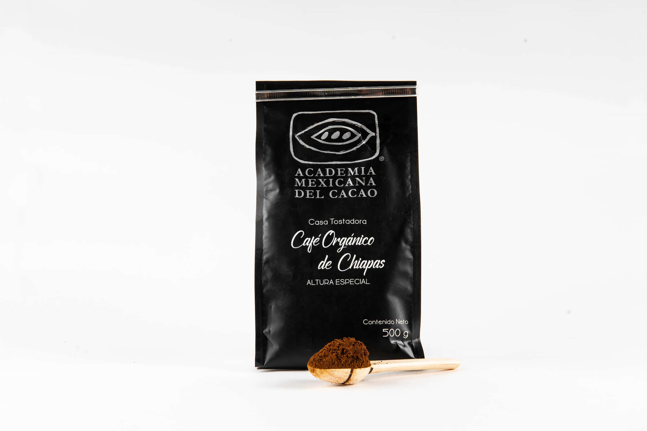 Café Orgánico Academia Mexicana del Cacao Preparación Europea Tostado Medio
