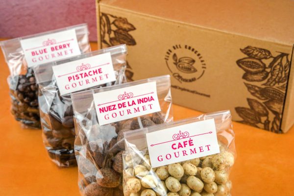 Caja "Chocol" 4 Frutos Secos Cubiertos con Chocolate 200 g/800 g - Imagen 4