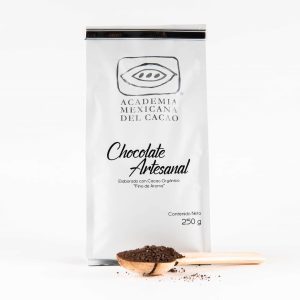 Chocolate Artesanal en Polvo Academia Mexicana del Cacao Triada (Jengibre, Cardamomo y Canela) 85%