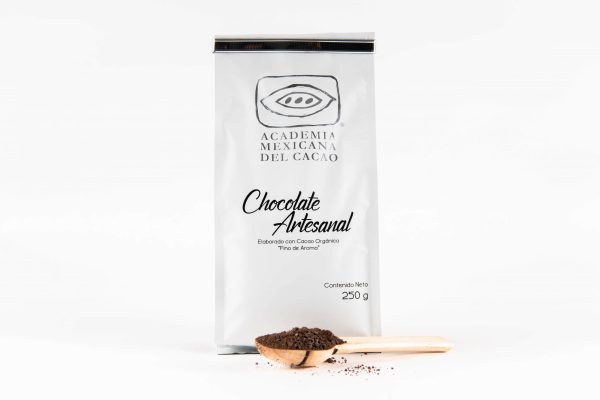 Chocolate Artesanal en Polvo Academia Mexicana del Cacao Triada (Jengibre, Cardamomo y Canela) 85%